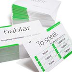 200 Spanish Verb Conjugation Presente Indicativo Flash Cards - Full Examples in Both Spanish and English