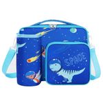 Wenlia Lunch Bag for Kids, Insulated Tote Bag Lunch Container for Boys Girls, Square Lunchbox Snack Carrier- Gifts for Toddler Nursery