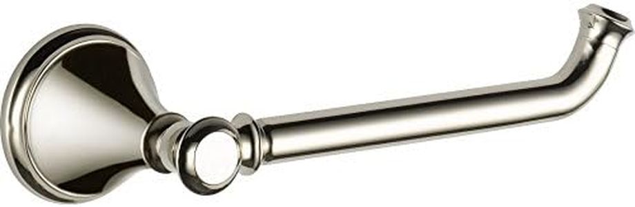Delta Faucet 79750-PN Cassidy Wall Mounted Toilet Paper Holder in Polished Nickel, Bathroom Accessories
