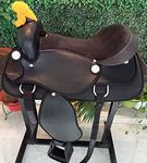 Deen, Enterprises Classic Quality Handmade Children Pony Kids Western Synthetic Miniature Equestrian Trail Comfort Horse Saddles, Size 8" inches Seat Available