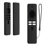 kwmobile Case Compatible with Xiaomi TV Box S (2nd Gen) Case - Soft Silicone Cover for Remote Control - Black