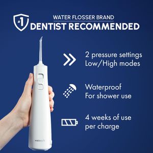 Waterpik Pulse Cordless Water Flosser – Portable Dental Cleaner