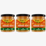 REPEAT GUD Vegan Tandoori Mayo | 100% Chemical Free | Soy Free | 50% Less Fat | 10x more Protien | No Refined Sugar | No Soy/ Palm Oil | Plant Based | Extra Creamy & Delicious With Cashew Milk & Pea Protein | Healthy Sauce For Kids 180 Gram (Pack of 3)