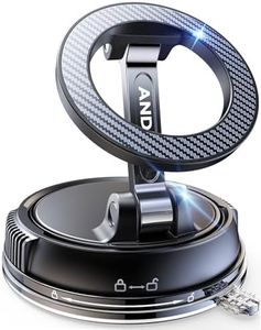 ANDERY Car Phone Holder for Magsafe [78+LBS Strongest Suction & 2400gf Magnetic] 360° Adjustable Car Phone Mount, Phone Holders for Your Car for iPhone 17 Pro Max 16 15 14 13 12 Air Plus, Carbon Fiber