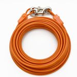 IntelliLeash 60FT Tie-Out Cables for Dogs - Strong, Safe, and Durable Dog Tie-Outs for Every Breed up to 250 Pounds - Weather and Wear Resistant Galvanized Aircraft Cable for Outside Use