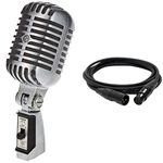 Mic Shure 55SH Series II & Digiflex HXX-10 Performance series Hi-Flex 10' microphone cable