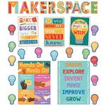 Carson Dellosa – Makerspace Bulletin Board Set, Classroom Décor, 33 Pieces