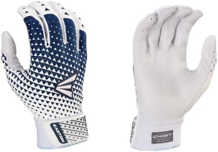 Easton | Ghost NX Fastpitch Softball Batting Gloves | Adult Small | White/Navy