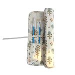 NA 20 Holes Artist Paint Brushes Holder Roll Up Canvas Painting Brushes Large Capacity Brush Carrier Pouch for Colored Pencils Art Supplies