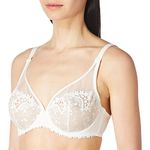 Simone Perele Women's Wish Sheer Plunge Bra, Ivory, 36D