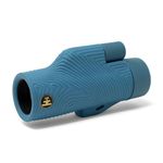 Nocs Provisions Field Tube 10x32 Waterproof Monocular, 10X Magnification Telescope, Bak4 Prism, Wide Field of View for Bird Watching, Backpacking & Wildlife Viewing - Corsican Blue