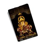 100yellow® 64Gb Credit Card Shape USB Flash Drive, Ganpati Printed Memory Stick Pendrive