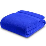 Towelogy® Premium Bath Towels 70x125cm 100% Egyptian Cotton Supersoft & Durable for Gym Spa Pool & Hotel Quality Bathroom Towels Fade Resistant | Machine Washable (Navy Blue, 1)