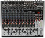 Behringer XENYX X2222USB Premium 22-Input 2/ 2-Bus Mixer with XENYX Mic Preamps and Compressors, British EQ, 24-Bit Multi-FX Processor and USB/ Audio Interface, Compatible with PC and Mac