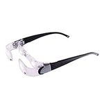 BXT TV Magnifying Glass 2.1X Handsfree Binocular Glasses Reading Aid 0 to +300 Degree Adjustable Far-Sightedness Magnifier for Macular DegemerationBirthday for Seniors