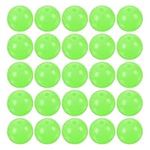 M METERXITY 200 Pcs Glow Fishing Beads - Plastic Luminous Round Bait Egg Lure Rigs Apply to Outdoor Tackle Tool (10mm, Green)