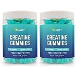 2 Pack Pure Creatine Monohydrate Gummies 120 Gummies | 3g Creatine per Serving | 2 Month's Supply | Support Muscle Growth | Boost Workout Performance & Muscle Recovery