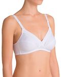 Triumph Womens Cotton Classic Stretch N Bra, White, 40C UK