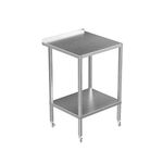 Stainless Steel Kitchen Table on Wheels Commercial Catering Work Station (600 x 600mm With Upstand)