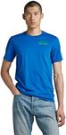 G-Star RAW Men's Premium Graphic T-Shirt, Photo: Lapis Blue, Medium