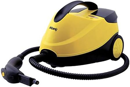 H.Koenig Nettoyeur Vapeur 4 bars NV6200, Autonomie 45 min, prêt en 8 min, 1,5L, Puissant 2000W, Compact, Multifonction Maison et Bureau, sol, meuble, voiture + 10 accessoires inclus