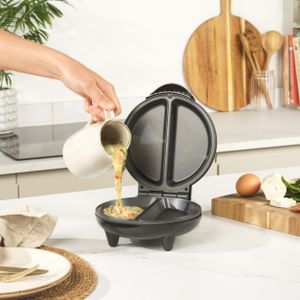 Salter Dual Omelette Maker – Non-Stick Double Egg Cooker, Deep Fill, 750W