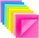 (8 Pack) Lined Sticky Notes 4x4 Bri