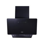 Elica 90cm 1600 m3/hr Vertical Filterless Autoclean Kitchen Chimney with Twin Suction Inlets | 15 Years Motor & 5 Years Comprehensive Warranty| KITTY FL 900 HAC LTW MS NERO |Black| Touch+Motion Sensor