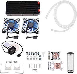 DIY 240mm Cooler CPU/GPU Block Pump Reservoir LED Fan Heat Sink Compputer Water Cooling Kit