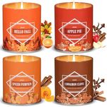 Fall Candle Set, Fall Scented Candl