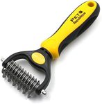 Pet Republique Dog Dematting Tool – Matt Splitters for Dogs, Cats, Rabbits, Long Haired Breed Pets – Effective Pet Dematting, Mat Remover, De-Matting Comb, or Dematter (6+11 Teeth)