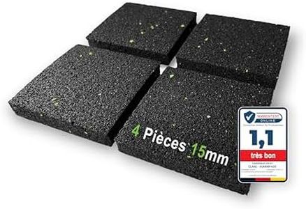 Amortisseur de Vibrations comme Support de Machine à Laver & Amortisseur de Vibrations | Pads antidérapants | Moins de Bruit & de Mouvement | Tapis Anti-Vibrations pour Haut-parleurs, imprimantes 3D