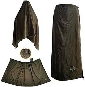 onewind Rain Skirt for Men and Women, Half Poncho Waterproof Ultralight Silnylon Rain Pants Kilt Windproof Rainwear Liner for Camping, Hiking, Backpacking, OD Green