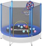 BLUERISE 55IN Toddler Trampoline wi