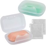 Soap Box Holder, 2-Pack Soap Dish S