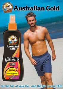 Australian Gold Accelerator Spray, 250ml – Fast Tanning Formula