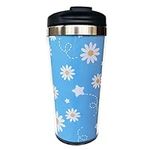 wodealmug Women's Daisy Floral Coff