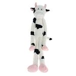 Multipet's Swingin Slevin XXL Oversized 30-Inch Spotted Cow Plush Dog Toy