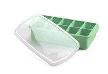 melii Silicone Baby Food Freezer Tray with Lid - Mint