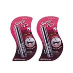 iENVY by KISS Super Flex Strip Lash Glue (Black) Brush On, Easy Application, No Residue, Formaldehyde Free (KPEG05) (2 Pack) Blends Well with Eyeliner