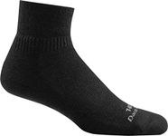 Darn Tough Tactical Quarter Cushion Socks (T4088) Unisex – (Black, X-Large)