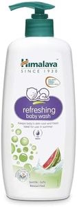 Himalaya Refreshing Baby Wash 200ml | No tears formula |with Watermelon, Neem & Lemon| Keeps baby's skin cool & fresh