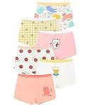 LeQeZe Girls Knickers Pants Soft Cotton 6 Pack Kids Underwear Size 4-5 Years (Mixed Color 5,Manufacturer Size 120)