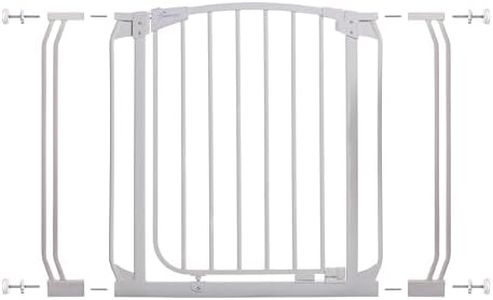 Dreambaby Chelsea Xtra-Tall Security Gate and Extension Set, White