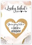 Joli Coon Pregnancy announcement scratch off cards - You are going to be a great grandma - Great grandma pregnancy scratch off announcement