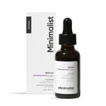Minimalist Anti-Aging Night Serum with 0.3% Retinol & Q10|Fine Lines & Wrinkles Reduction Serum for Beginners|Water-Free Formula for Stability & Nourishment|Suitable for All Skin Types|For Unisex|30ml