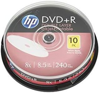 HP Dvd+R DL 8X IJ Print 10PKBox 8,5 GB