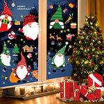 Christmas Window Stickers Decals, M