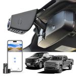 Mangoal Front 4K & Rear 1080P Dash Cam fit for Ford F150 2018-2024 F250/F350 Super Duty 2020-2024 XLT Lariat King Ranch Tremor Raptor Limited Platinum (Model A), Free App & WiFi, 128GB Card