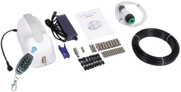 Smart Mist High Pressure misting System kit (700 psi) Patio misting Mister System kit Greenhouse misting Mister (12-.006" nozzles for Most hot climates)